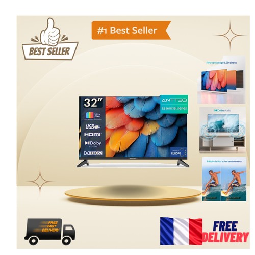 Téléviseur antteq pouces - 32,
