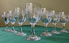 7 verres à Porto / vin blanc