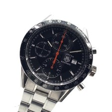TAG Heuer Carrera CV2014 Chronographe Cadran Noir Acier Inoxydable Automatique