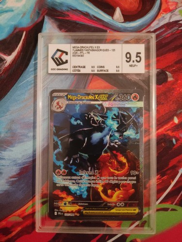 Carte pokémon méga dracaufeu - carte,