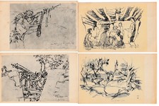 Guerre du Vietnam, 18 cartes de propagande Vietcong et du Sud Vietnam