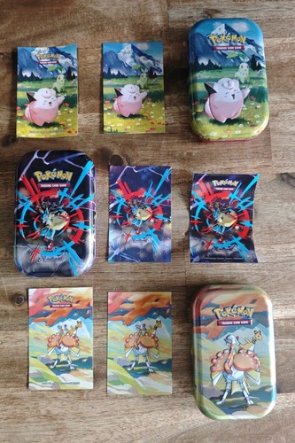 Lot boites pokémon en - lot,