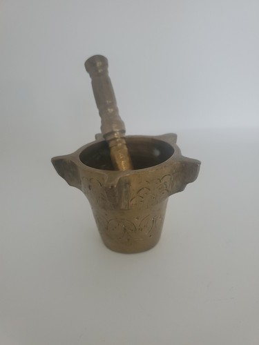 Mortier apothicaire bronze - mortier,