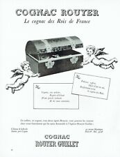 publicité Advertising 11211 1957 cognac Rouyer Guillet coffret  des Rois  France