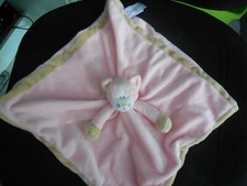 490/ doudou plat chat rose