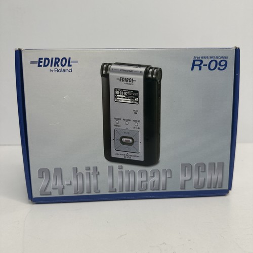 Roland edirol wave mp3 - r-09, wave/mp3