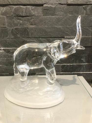 Statue cristal éléphant - cristal,