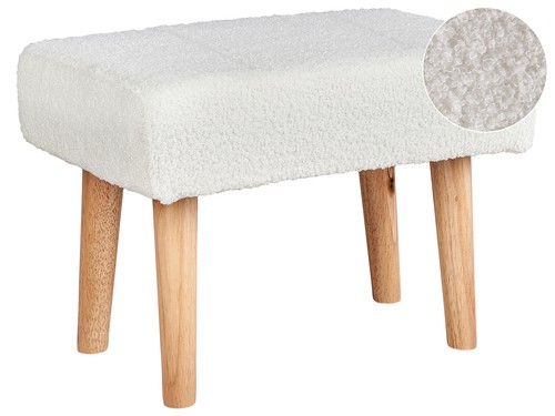 Repose pieds blanc - blanc, en