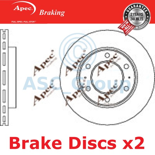Apec braking 319mm ventilé - 2x,