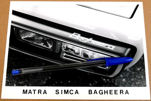 Matra simca bagheera photo - matra,