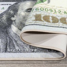 Brand New 100 Dollar Bill Rug