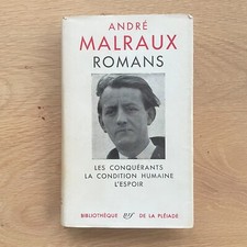 NRF - Bibliothèque de La PLEIADE -MALRAUX - ROMANS - EO 1955