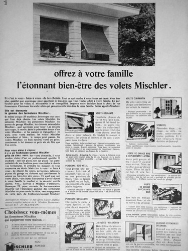 Publicité mischler volets - publicitÉ,