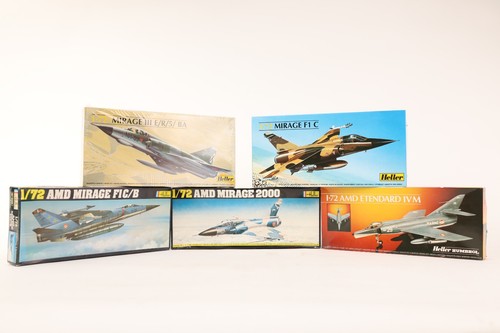 Heller lot 5 maquettes - de,