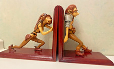 Serre livre en résine lutin elfe troll de forêt Korrigan Heroic Fantasy vintage