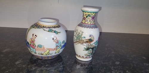 Paire petits vases - paire, de