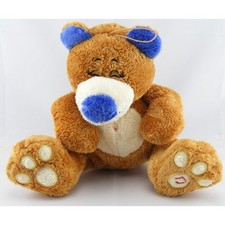 Doudou ours qui rit beige nez