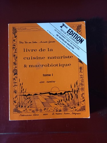 Livre cuisine naturiste - de, la