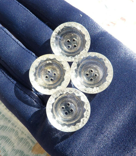 Lot anciens boutons verre - lot,