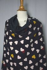 Petit Bateau.Superbe tubique coton matelassé double face marine coeurs rose