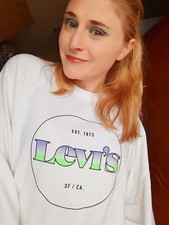Sweat Court Levi's Blanc M