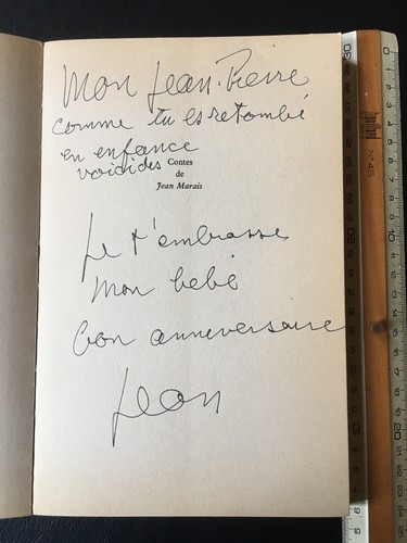 Jean marais signed - jean,