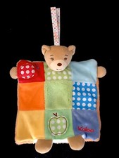 Doudou carré marionnette Ours