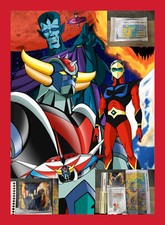 LOISIRS CRÉATIFS  POINT CROIX KIT FIL BRODERIE FIGURINE GOLDORAK TIMBRE CANEVAS