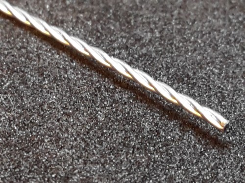 Câble tressé acier - acier, corde