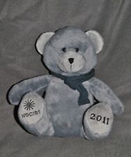 ?Peluche Doudou Ours NOCIBE 2011 Gris Echarpe Noire  Grise Foncé Nocibé TTBE