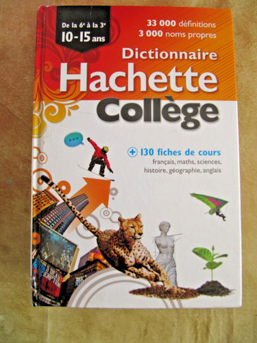Dictionnaire hachette college - dictionnaire,