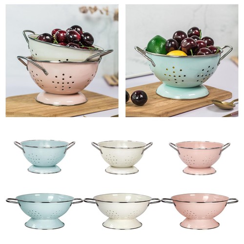 Passoire fruits émaillée - passoire, à