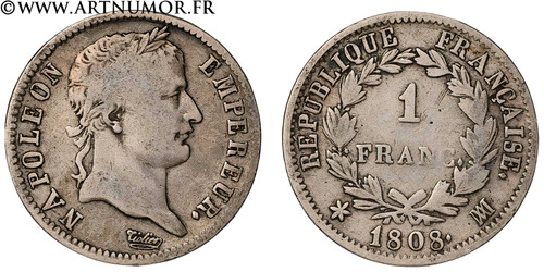 Napoléon 1 franc - napoléon,