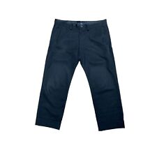 Yohji Yamamoto  Black Wool Elegant 3/4 Pants  Straight Fit  Size 2 Fits US 30