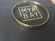 Bracelet Mya Bay plaqué or Je t aime y love you neuf