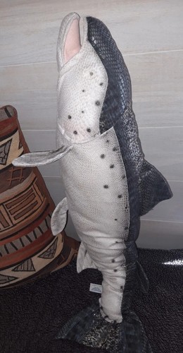 Grande peluche poisson - poisson, saumon