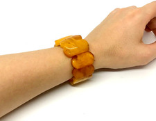 Ancien BRACELET AMBRE Vintage