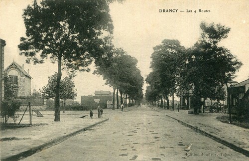 Carte drancy les routes - drancy,