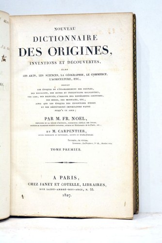 Livre ancien noel carpentier - livre,