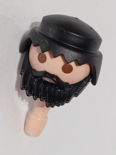 Playmobil tête barbe perruque - playmobil,