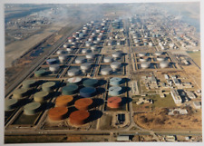 TIRAGE PHOTO ARGENTIQUE 1973	SITE INDUSTRIEL NORMANDIE 18X24cm		COULEUR