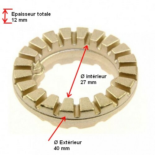 Couronne bruleur auxiliaire