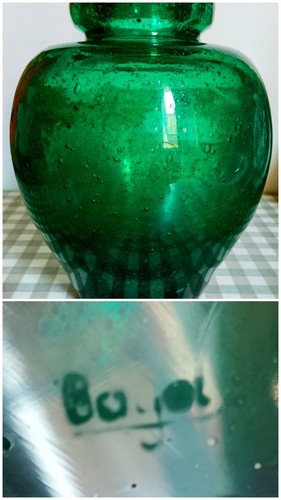 Rare vase signé - ,