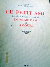 LEAUTAUD PAUL LE PETIT AMI