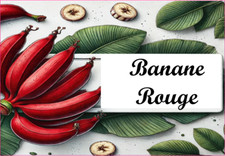 Banane  Rouge 12 Etiquettes