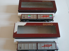 Collection Bemo hom / 2 wagons Rhb haik 5112 et haik 5119