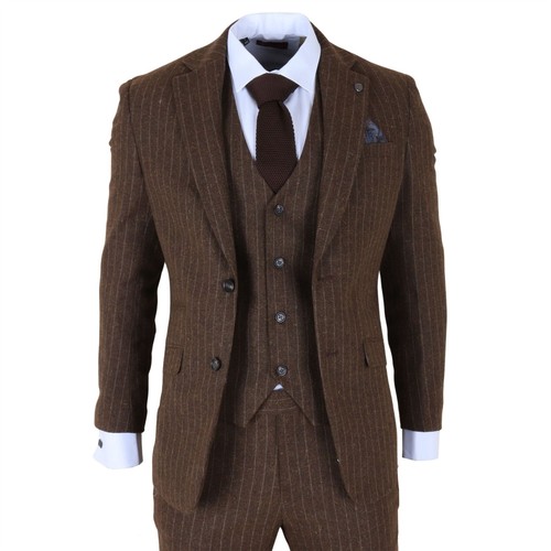 Homme marron slim fit fine - marron,