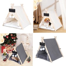 Abri tipi pour animaux de compagnie, nid d'hiver lavable et respirant pour