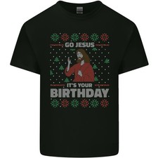 Va Jésus C'est Ton Anniversaire T-Shirt Drôle De Noël Enfant