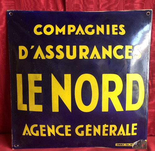 Ancienne plaque émaillée - ancienne,